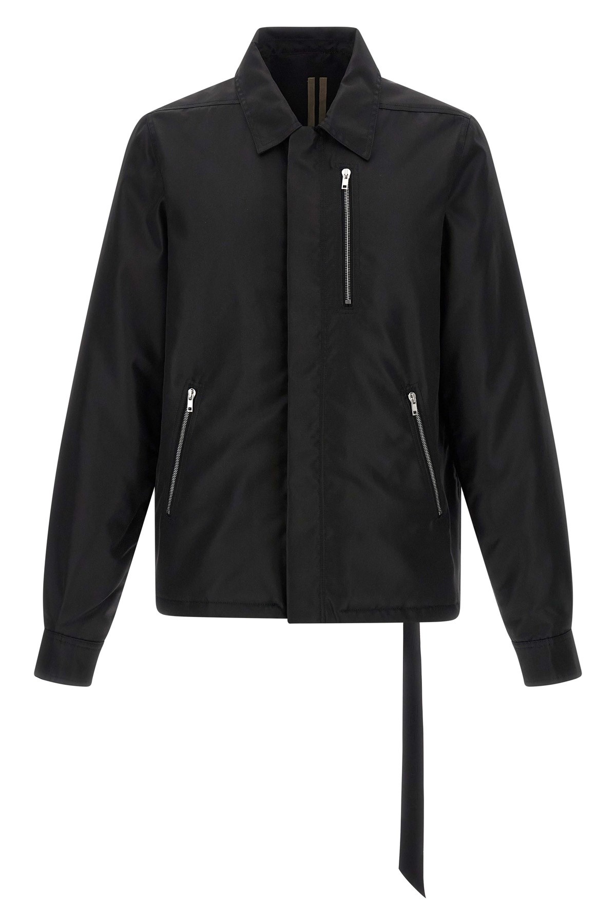 Drkshdw Concealed Zipfront Jacket In Black