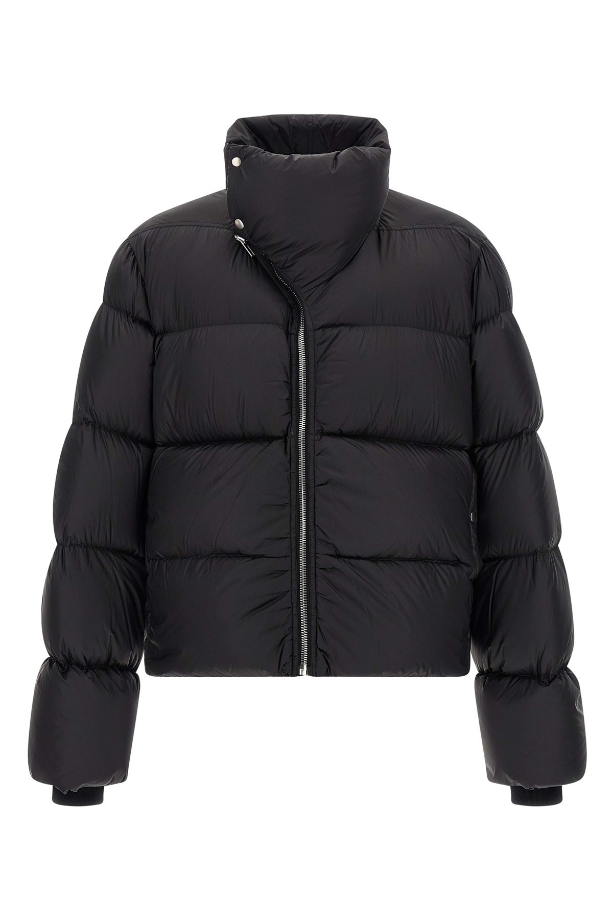Rick Owens Black Porterville Jumbo Hooded Peter Down Jacket In Black