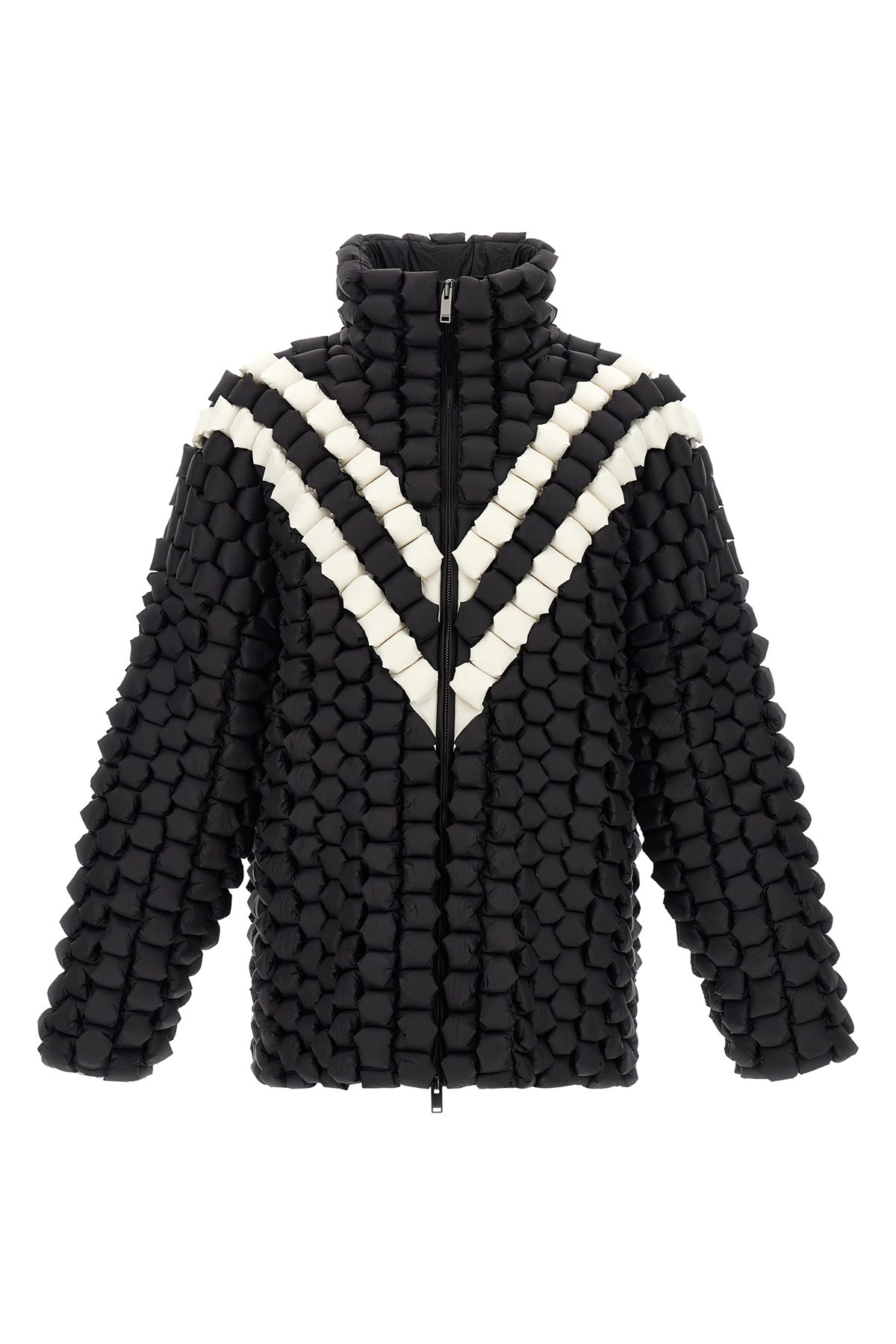 Raxxy 3d Down Jacket In Black