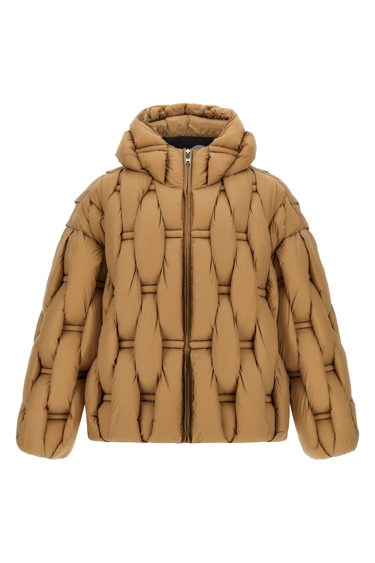 Raxxy 3d Down Jacket In Brown