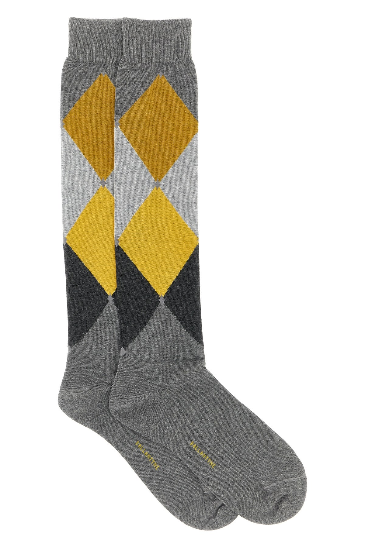 Ballantyne Diamond-shaped Socks In Gray