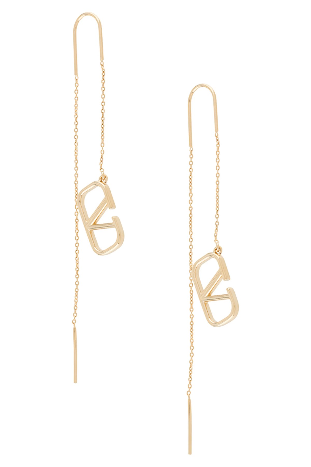 Dsquared2 Bow crystal long earrings available on julian