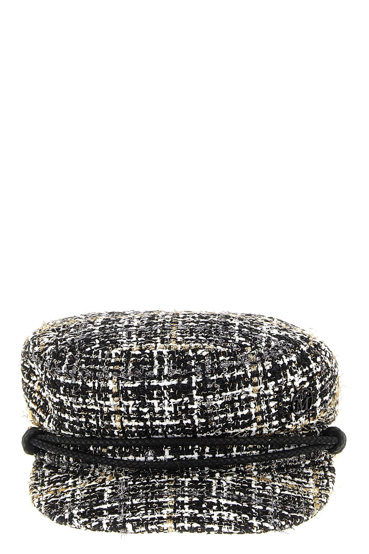 Maison Michel New Abby Vichy Tweed Hat In Multi