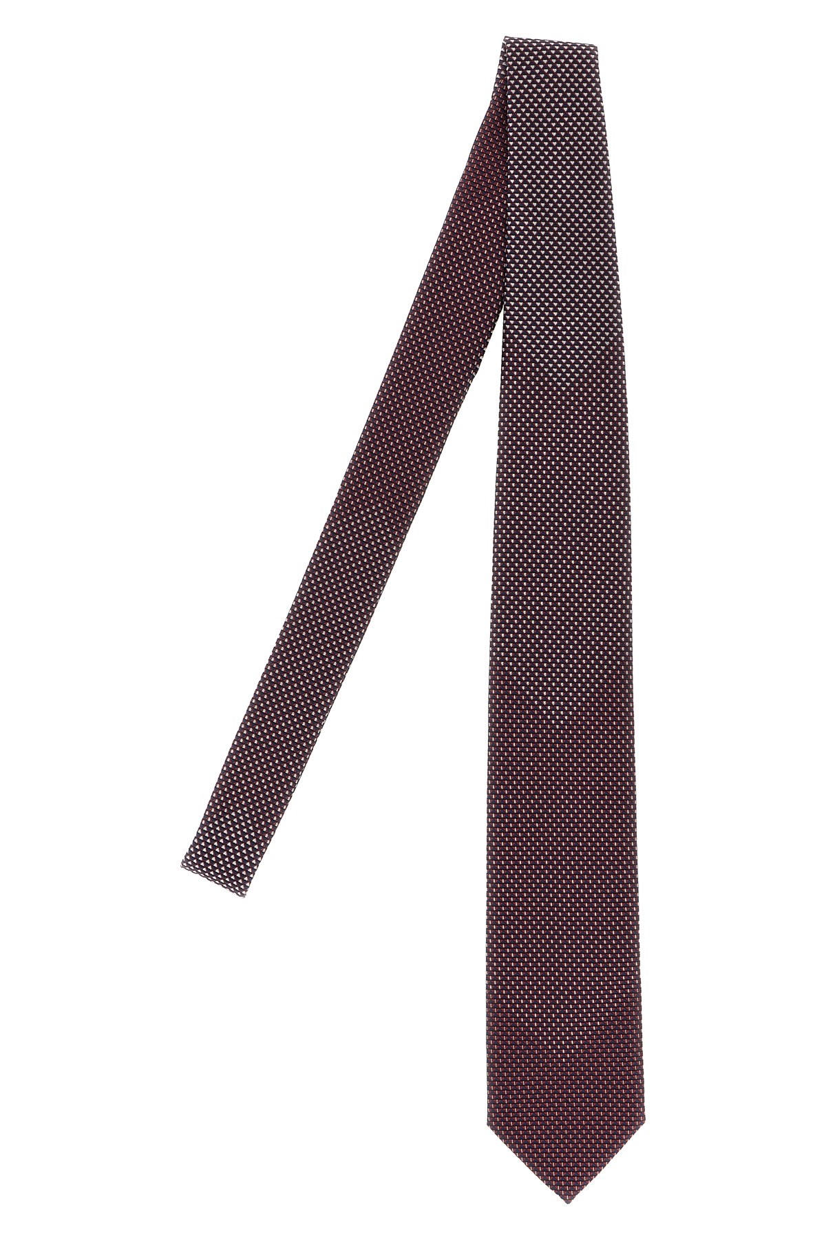 Brioni Jacquard Tie Ties And Papillon Multicolor In Brown