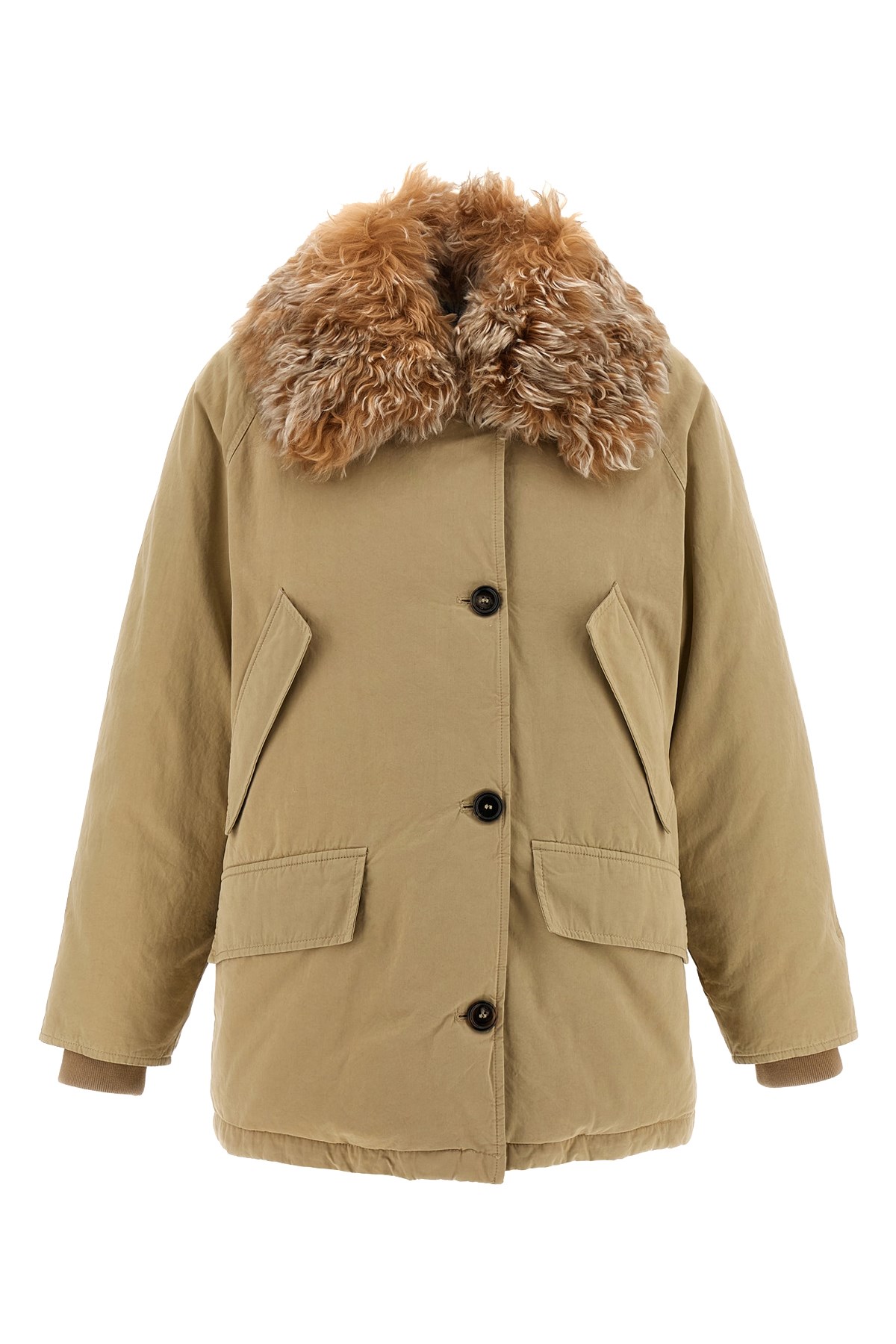 Fur Collar Jacket - Size 38 IT