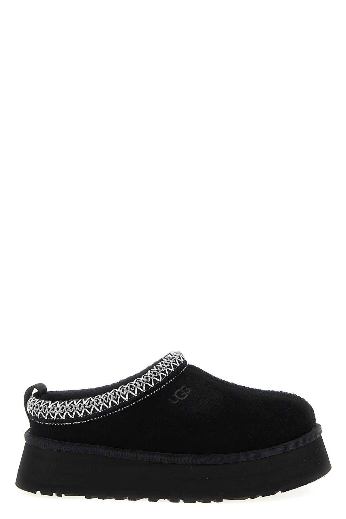 Ugg Tazz Ii Suede Platform Mules In Animal Print