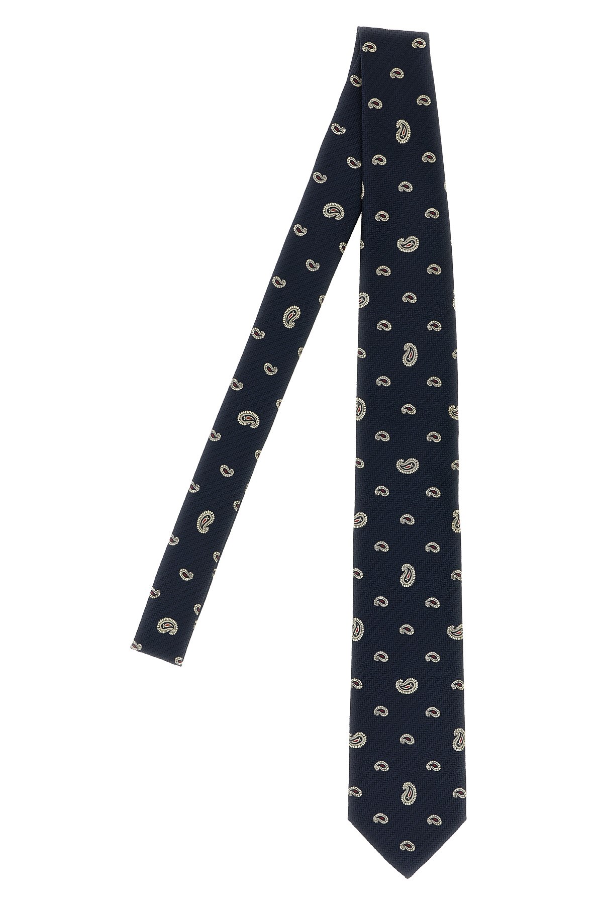 Brioni Jacquard Tie Ties And Papillon Blue In Blue