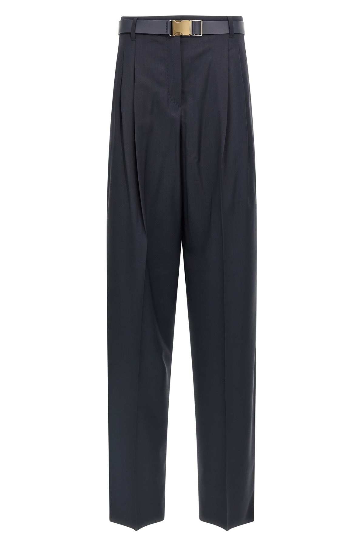 Max Mara Bergamo Pants Blue In Blue