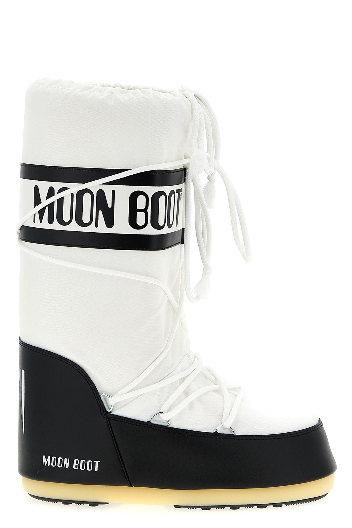 Moon Boot Icon Shell And Faux Leather Snow Boots In Multi