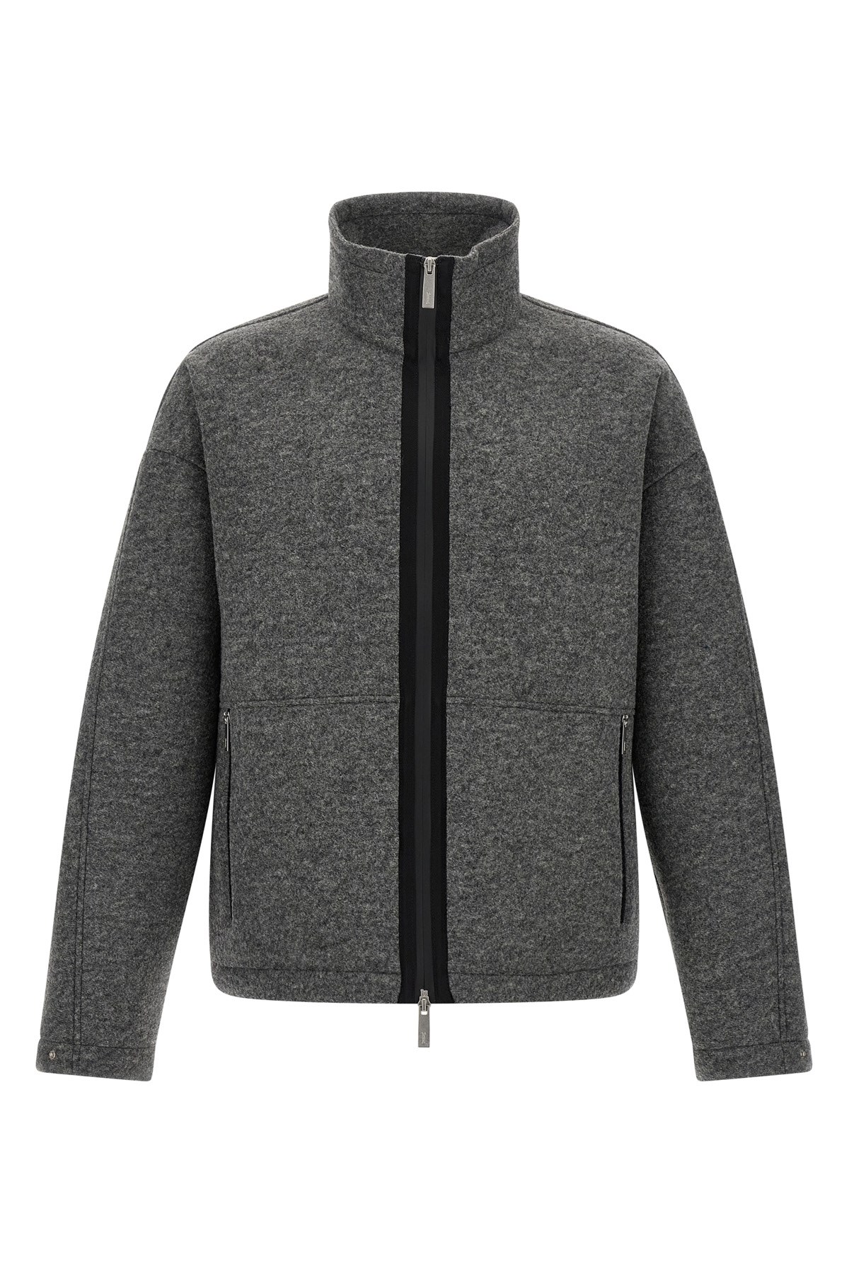 Laminar Pannolenci Jacket Puffer Jackets Gray In Burgundy