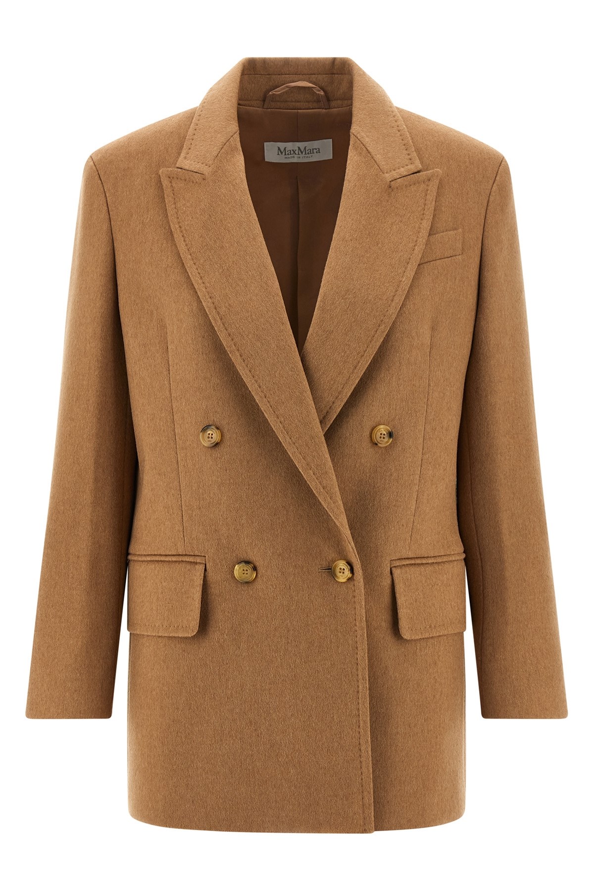 Max Mara Olimpia Double-breasted Blazer In Neutral