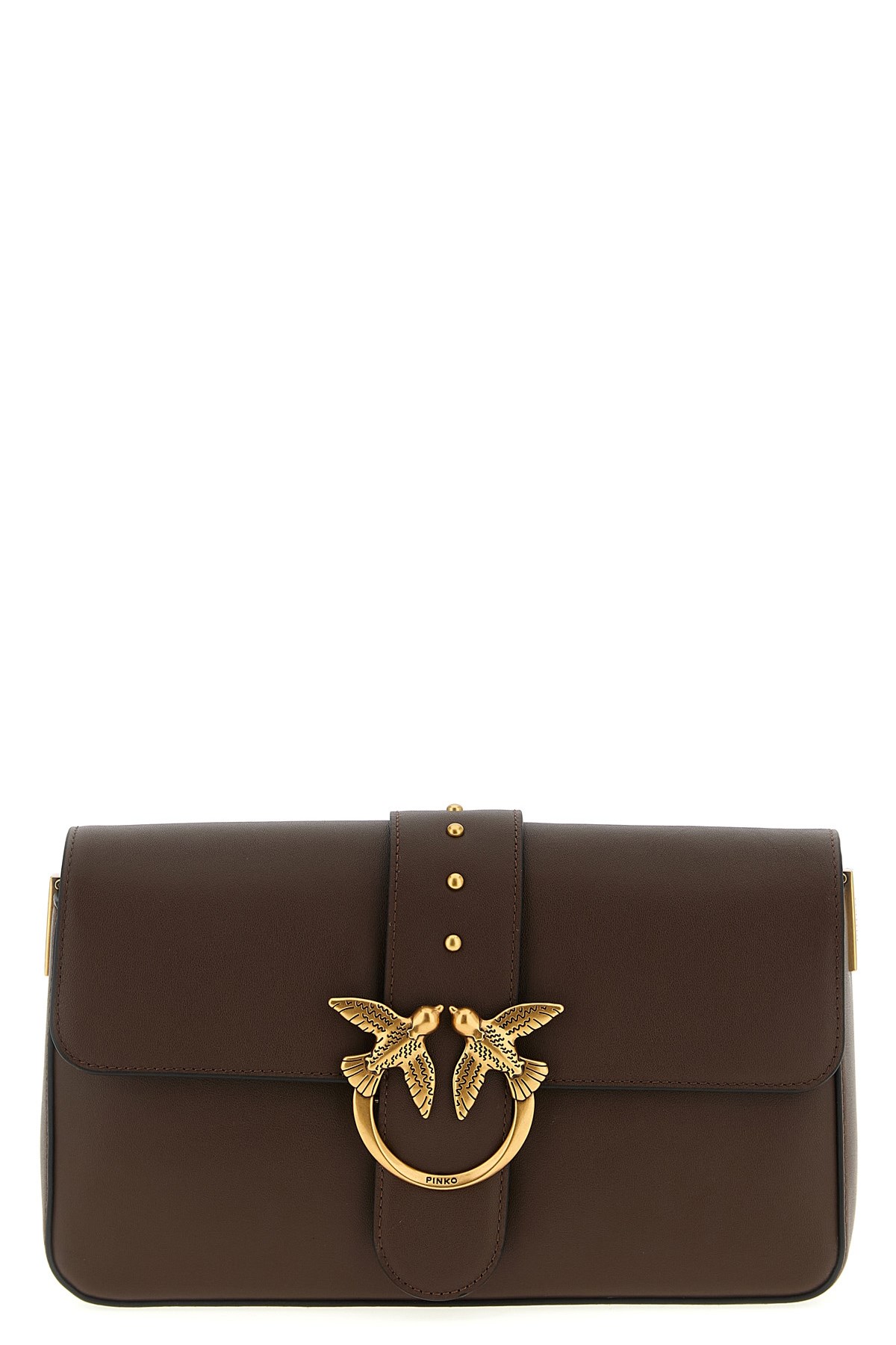Pinko 'love One Classic' Crossbody Bag In Brown
