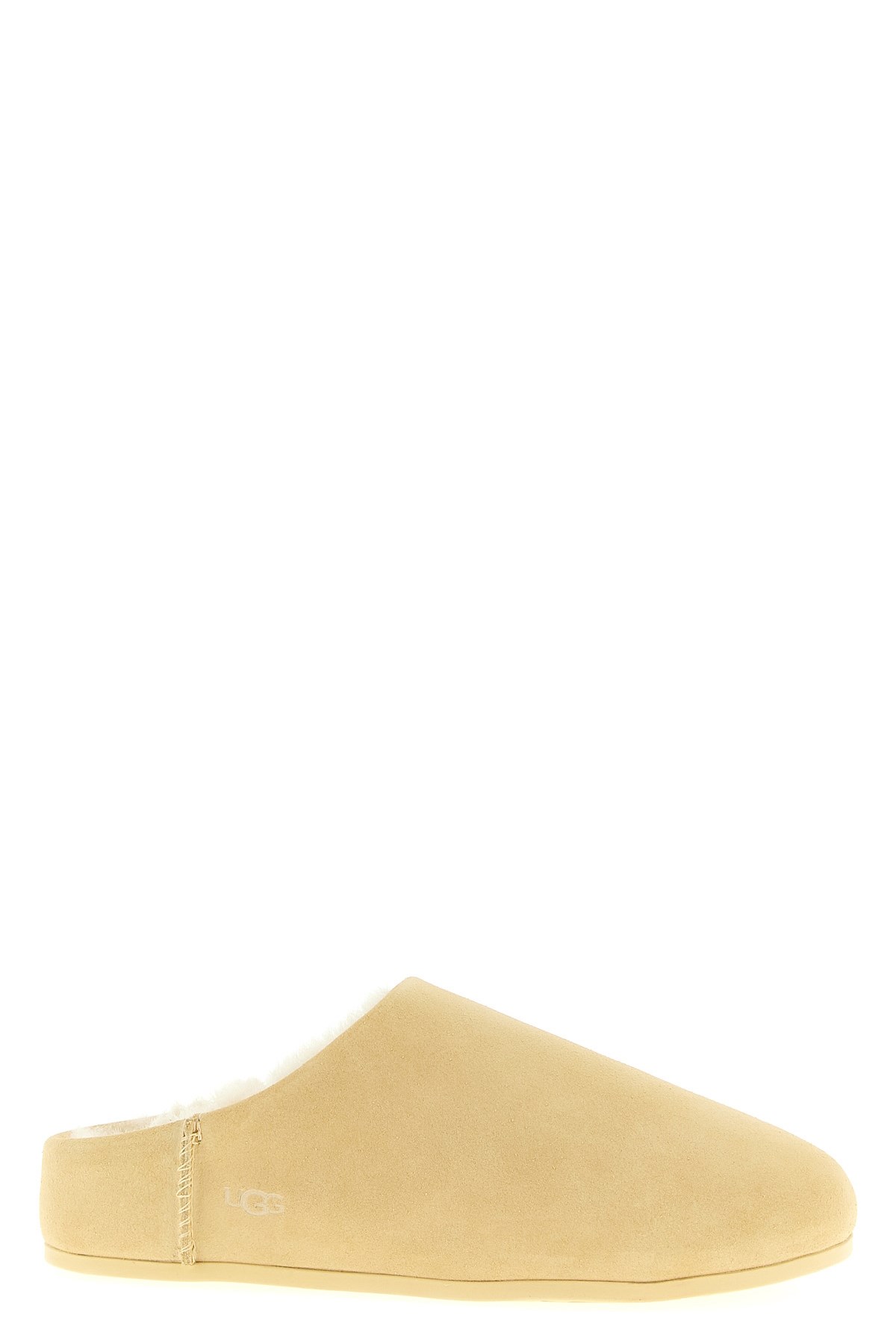 Ugg Elea Flat Shoes Beige In Yellow