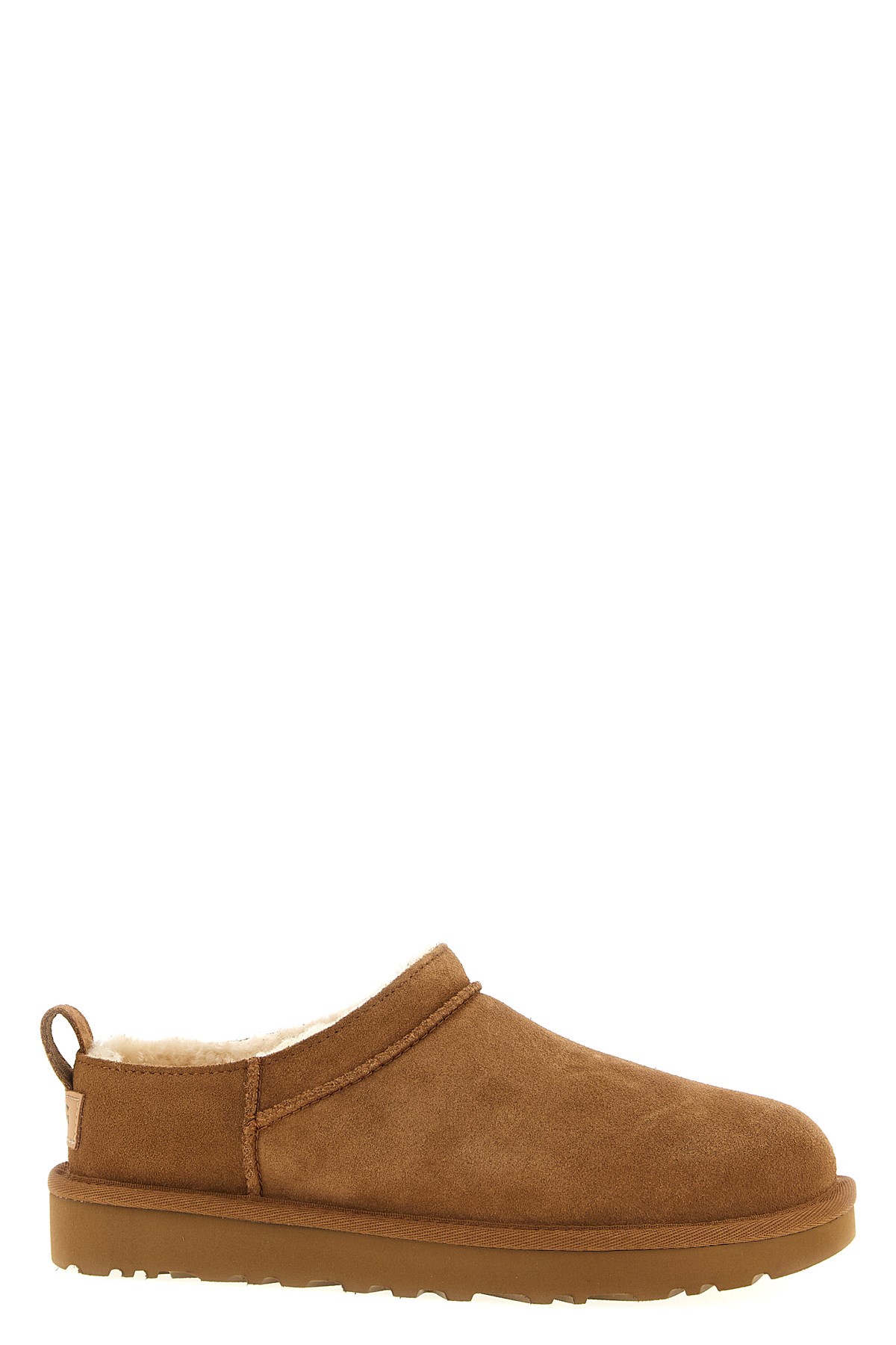 Ugg Ankle Boots Micro Color Chestnut In Brown
