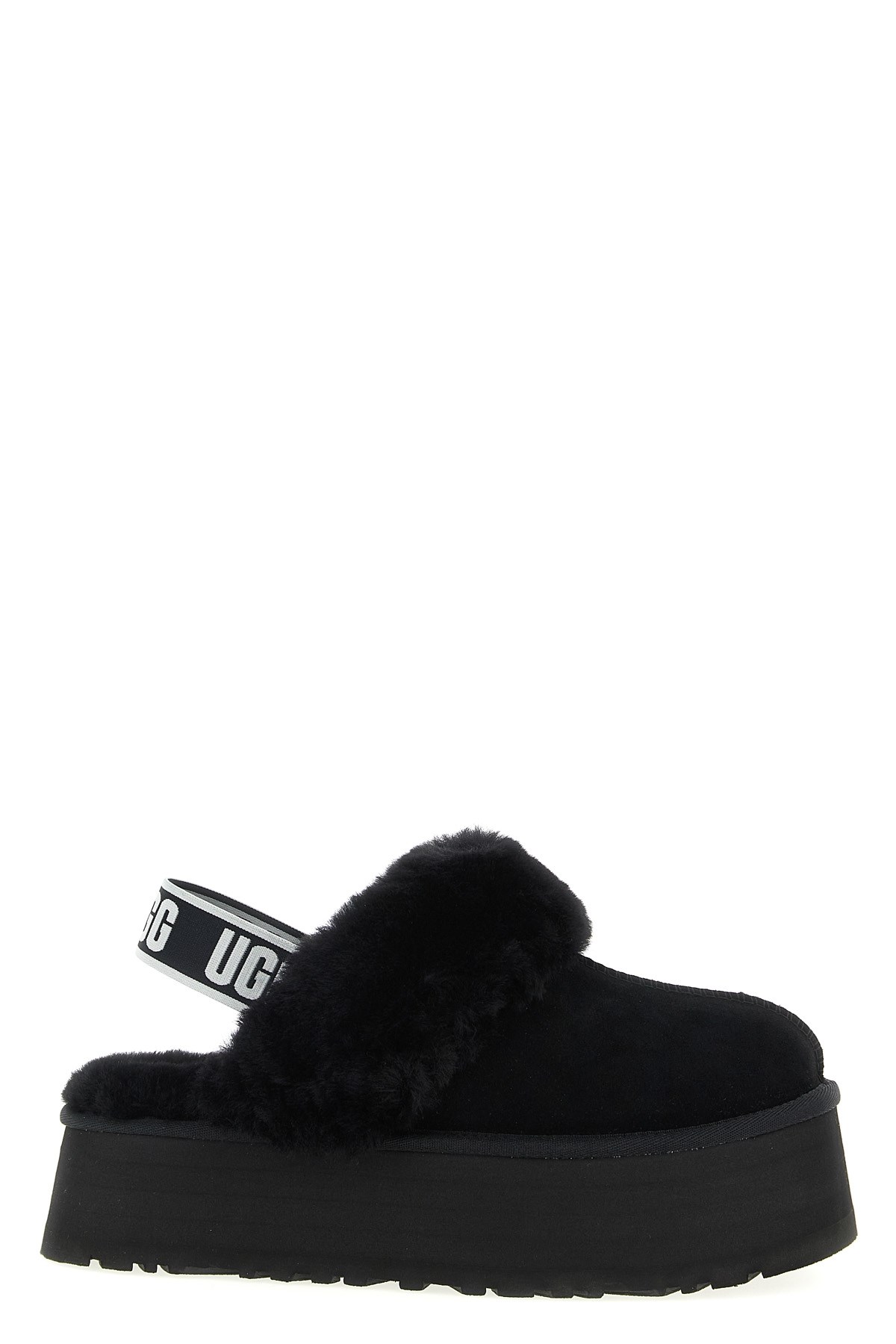 Ugg W Funkette Suede Slip-on Shoe In Black