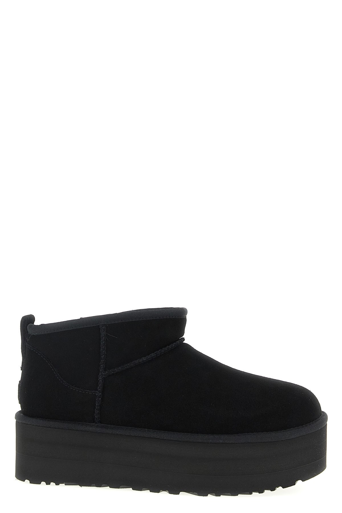 Ugg 'classic Ultra Mini Platform' Ankle Boots In Black
