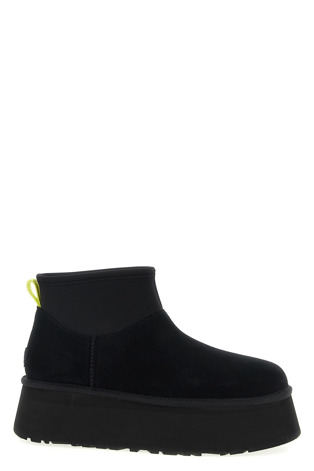Ugg Classic Mini Dipper Ankle Boots In Black