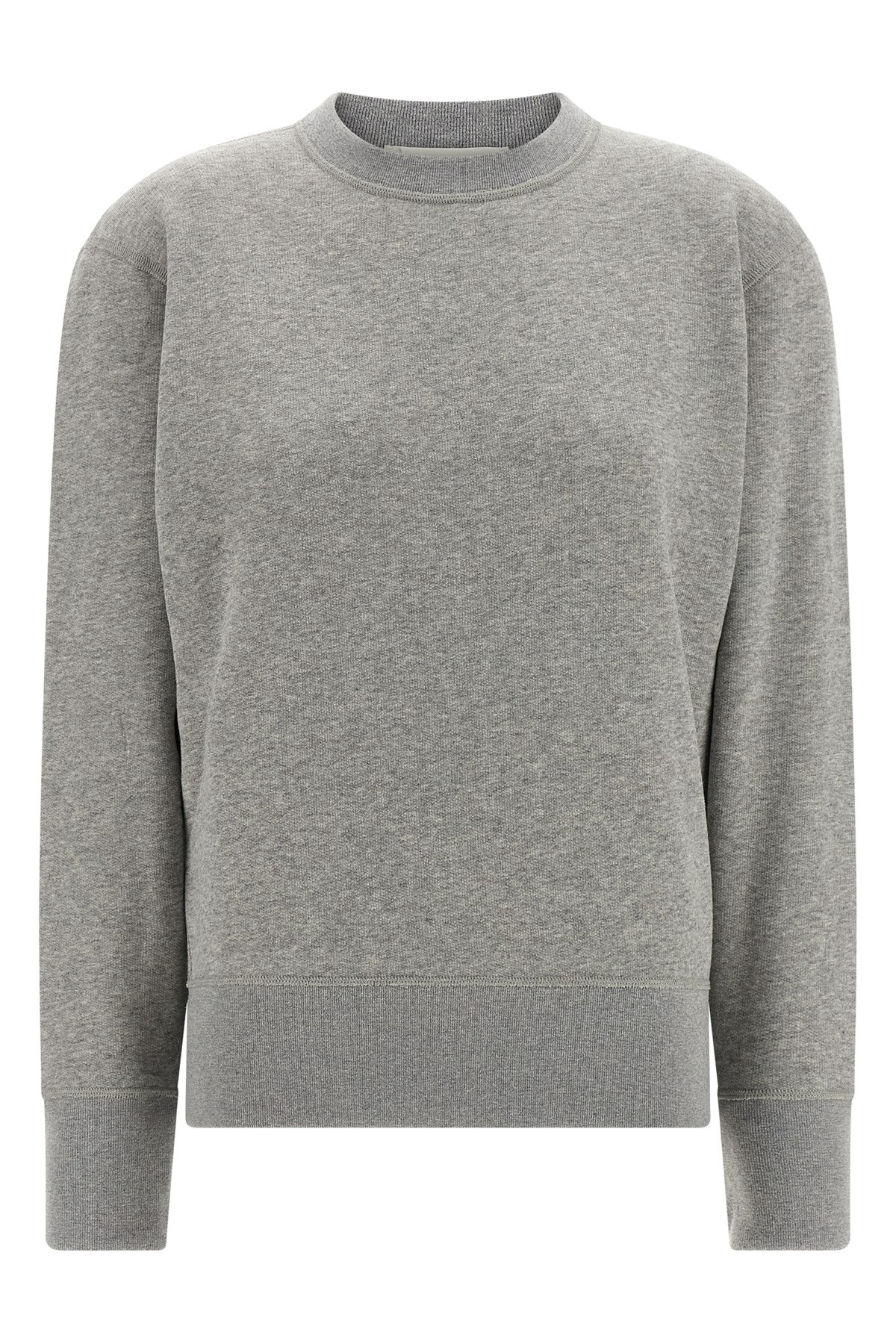 Darkpark Comfortable Crew Neck Long Sleeve Sweatshirt In Gray