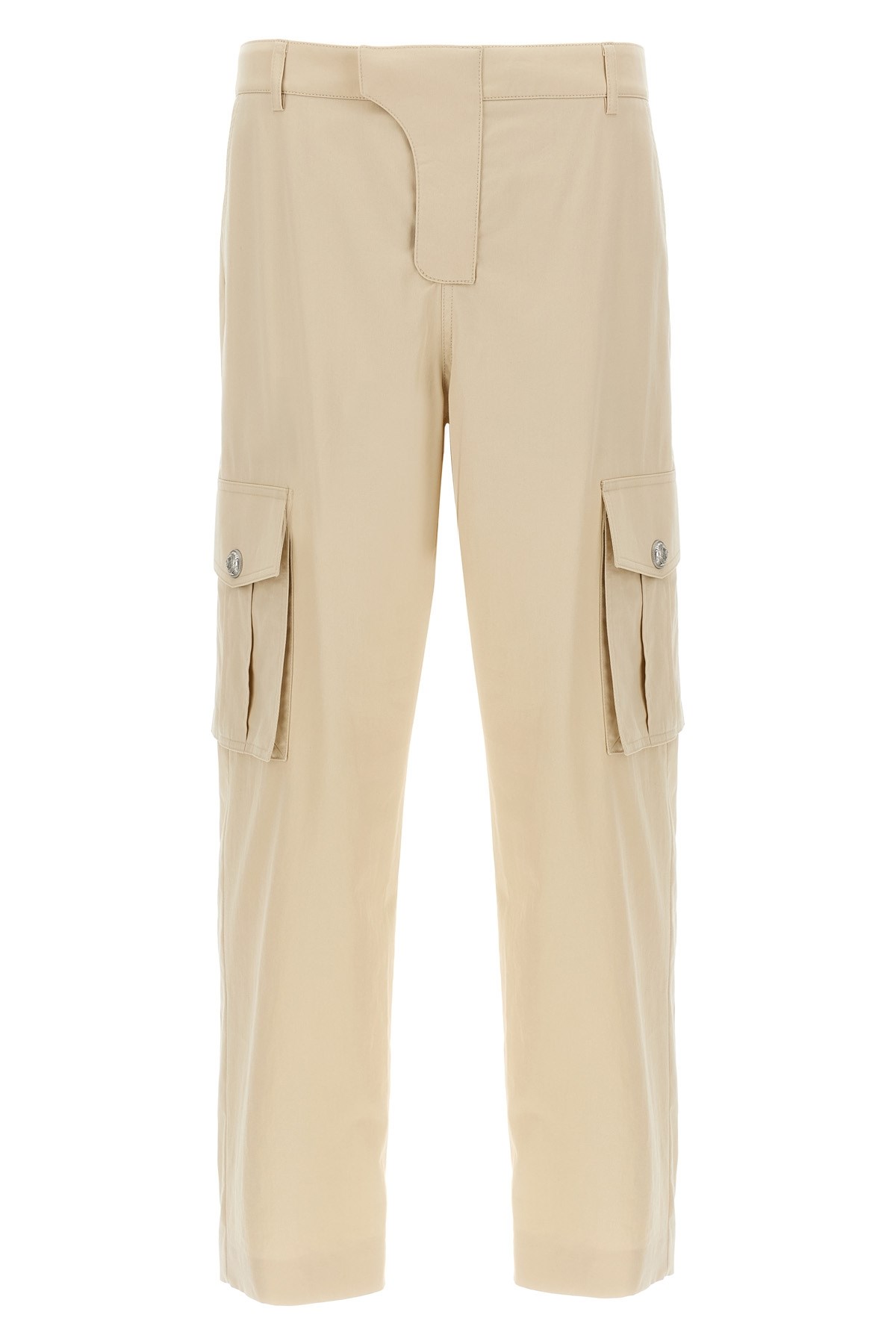 Balmain Cargo Pants Beige In Nude
