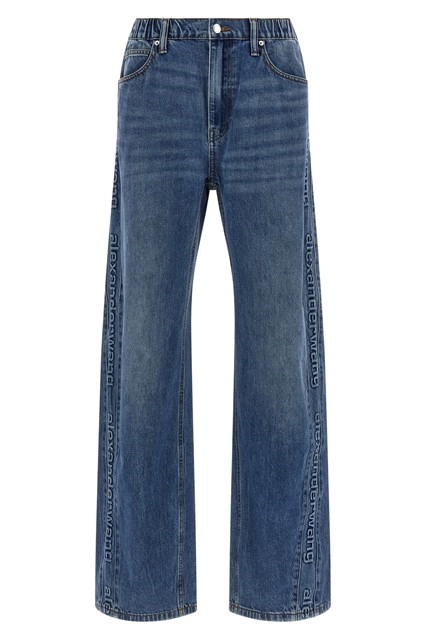 パンツ denim x alexander wang Denim x Alexander Wang, black Grip high rise slim straight