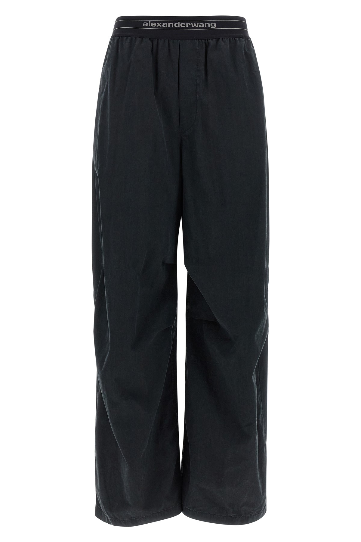 Alexander Wang Comfortable Pants With Logo And Pockets In Black