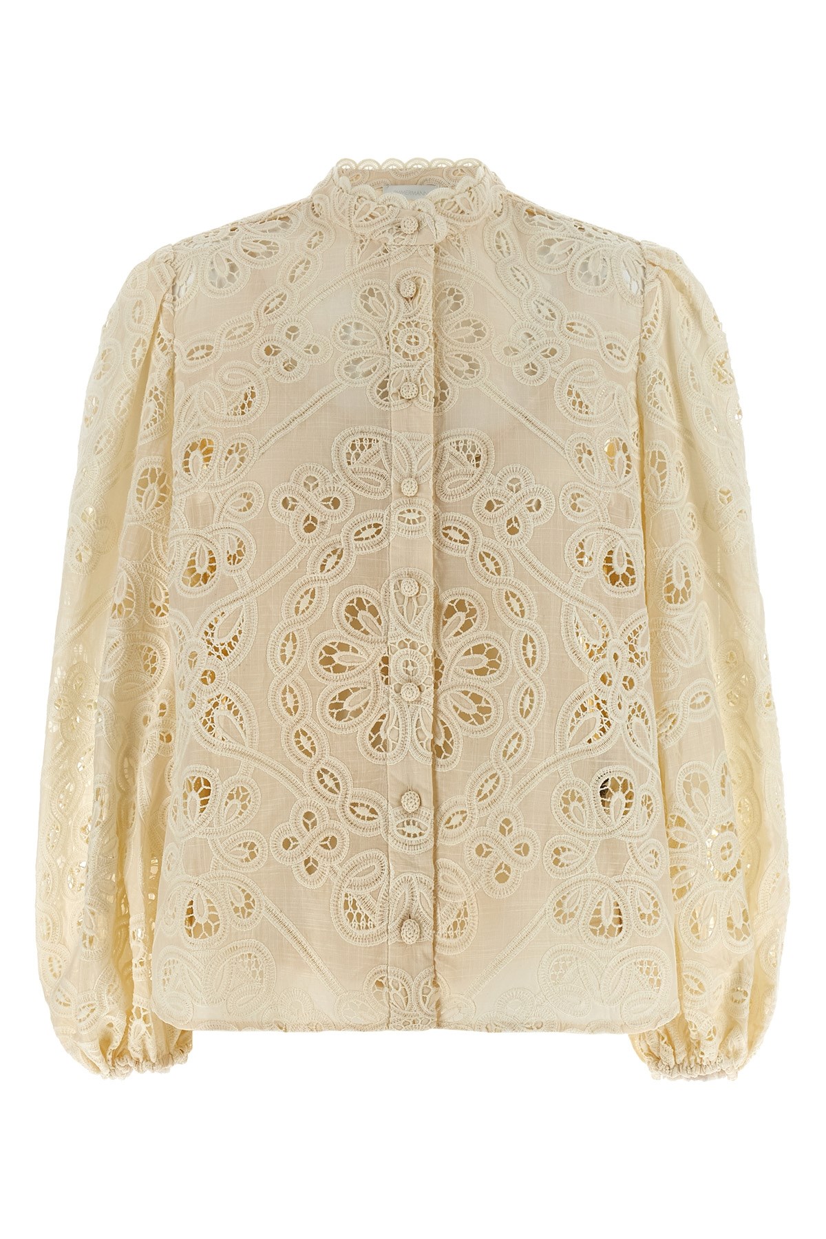 Zimmermann Rhiannon Shirt And Blouse Beige In Neutral
