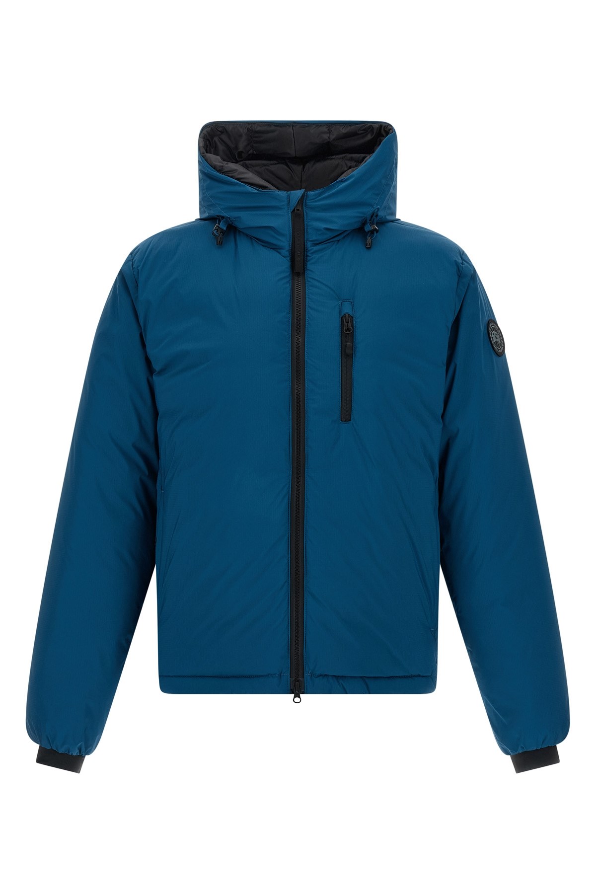 Canada Goose Teal Green Polyester Lodge Down Jacket In Blue