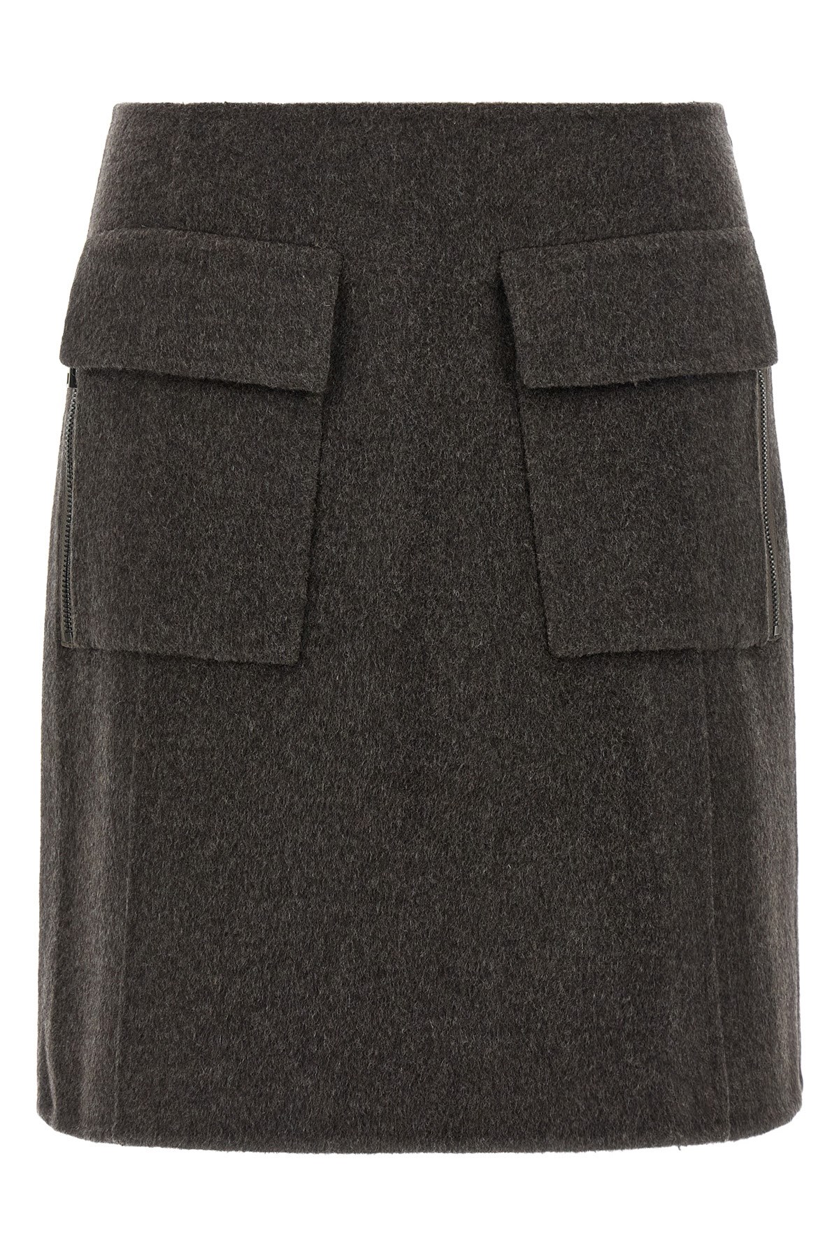 Brunello cucinelli Asymmetrical wool skirt available on