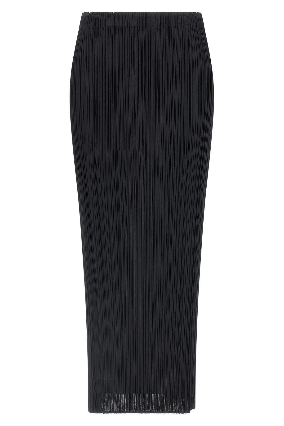 Issey Miyake Midi Skirt Featuring Pleated Design In Blue