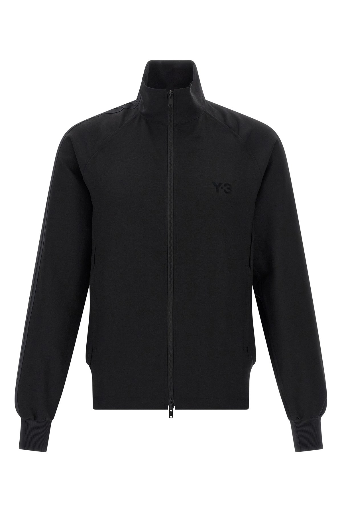 Y-3 Sport Sweatshirt With High Collar And Ribbed Cuffs In Black