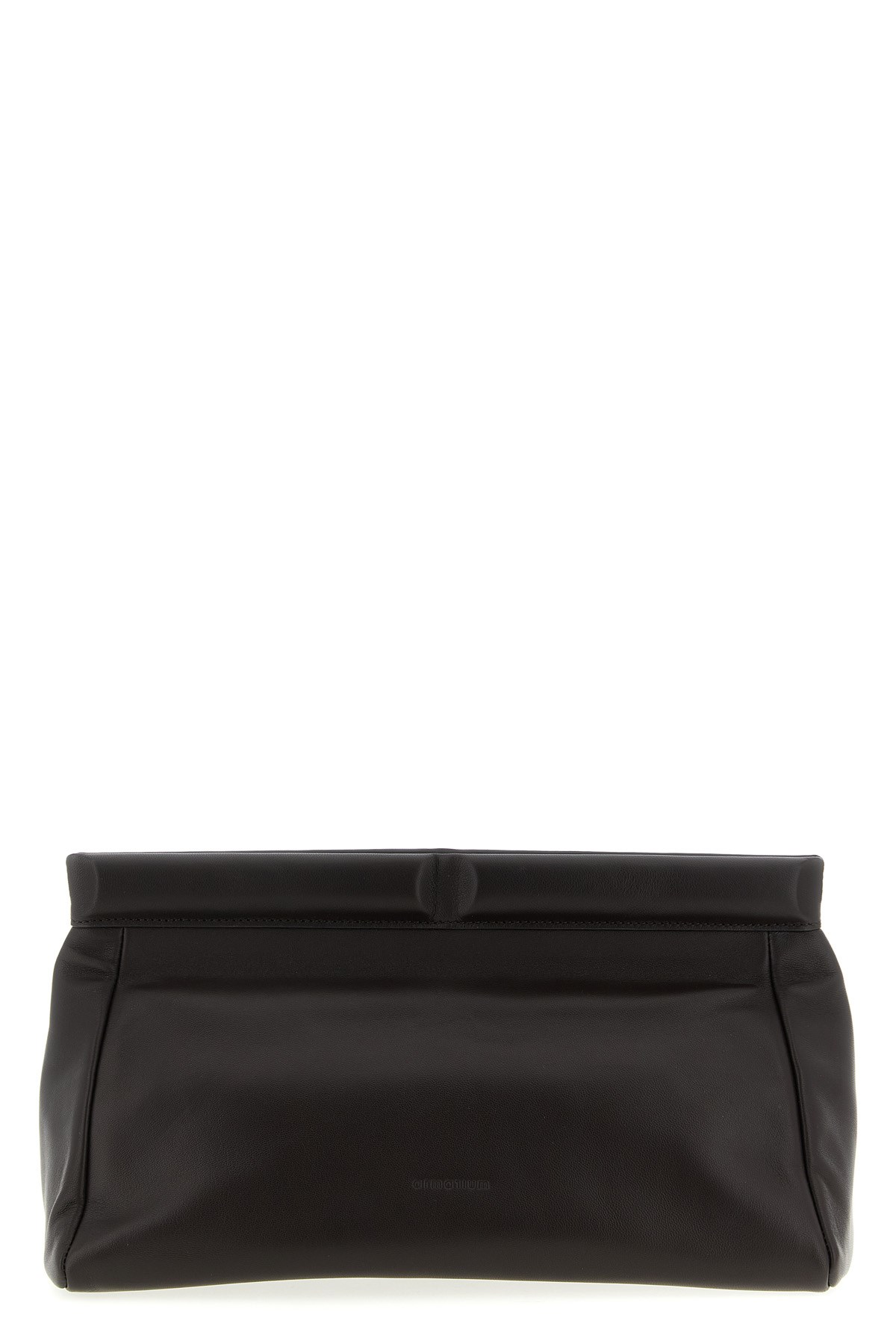 Armarium Fold-over Top Eloisa Clutch Bag In Black