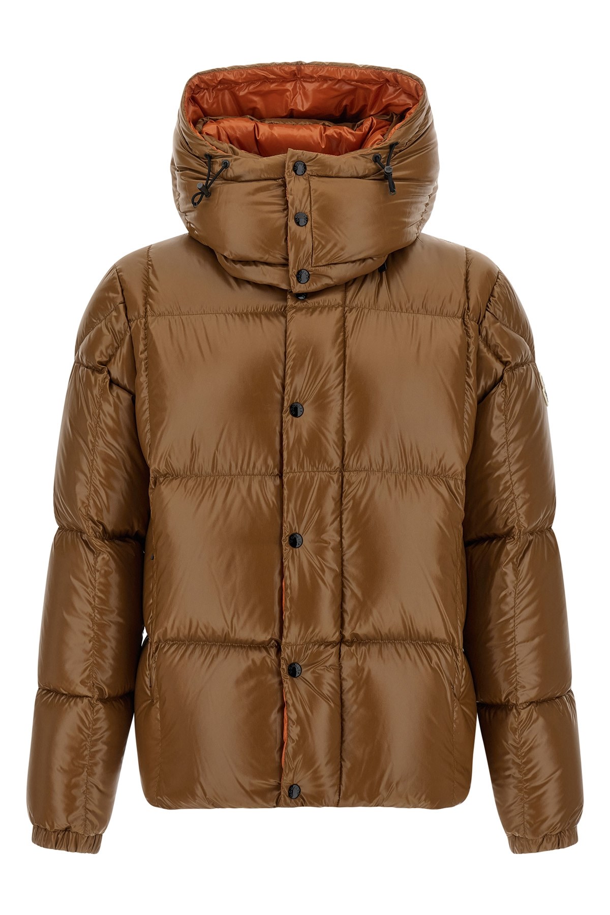 Moncler Parana Down Jacket In Brown