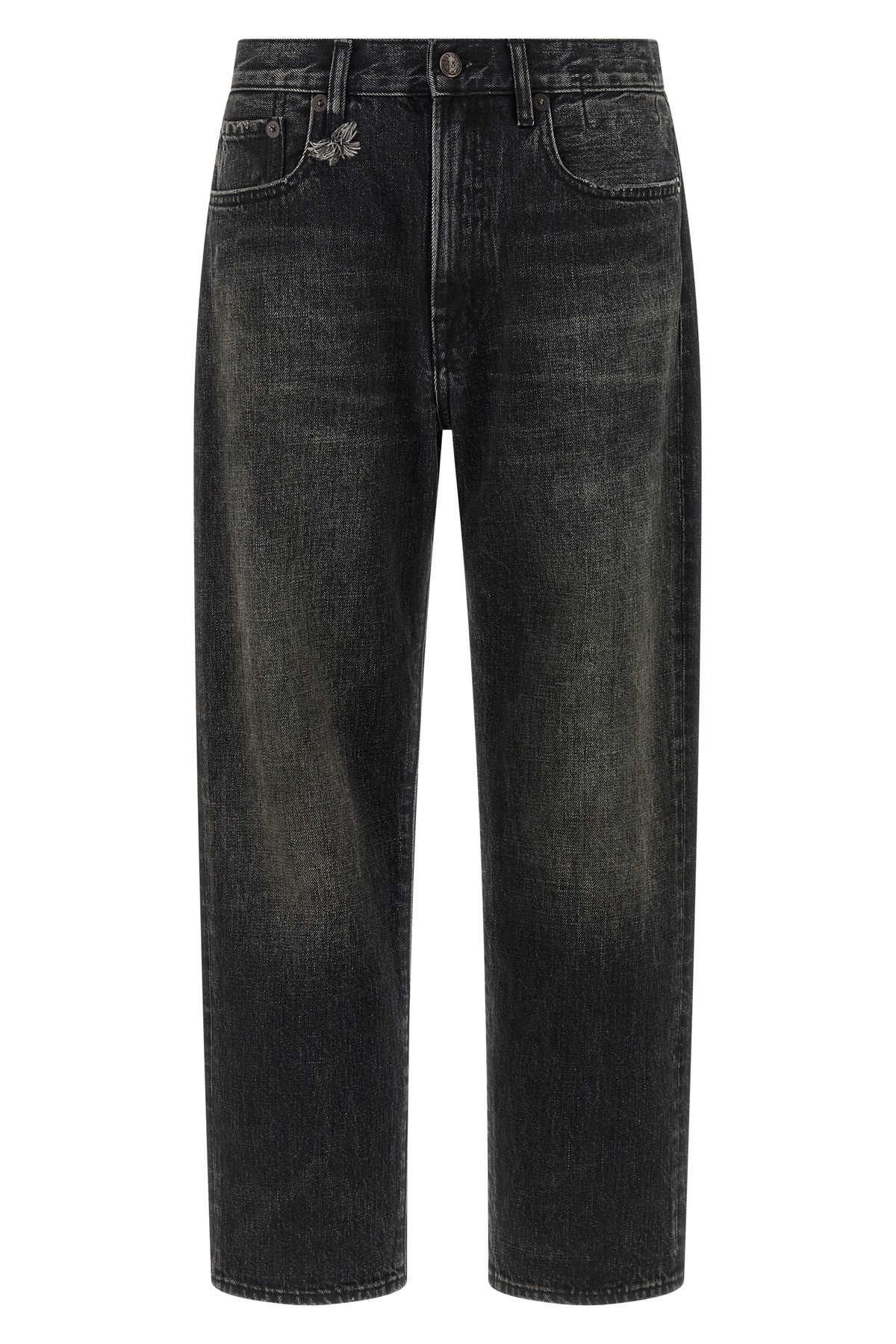 R13 Crossover Five-pocket Jeans In Black
