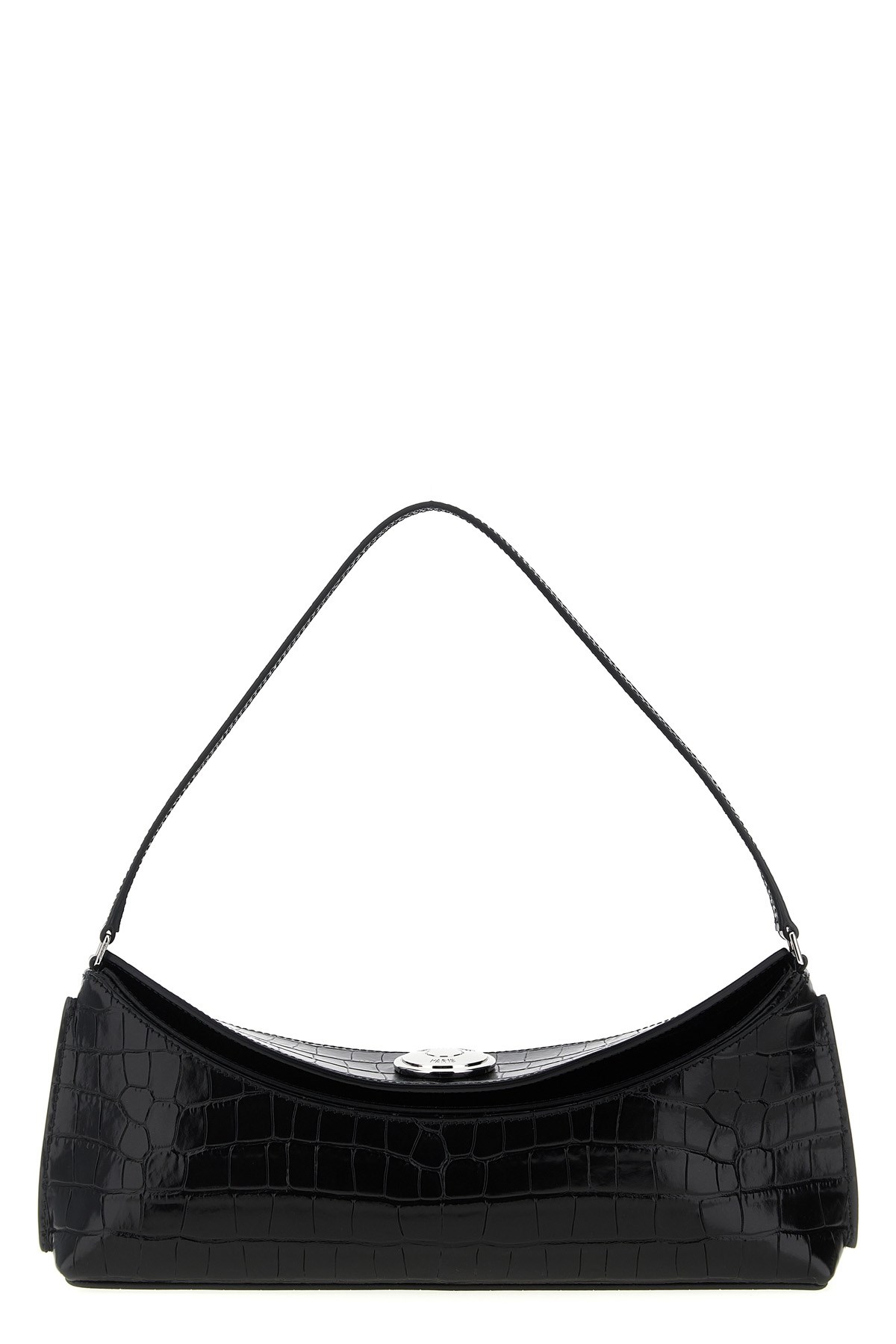 Jacquemus 'la Pochette Ovalo' Shoulder Bag In Black