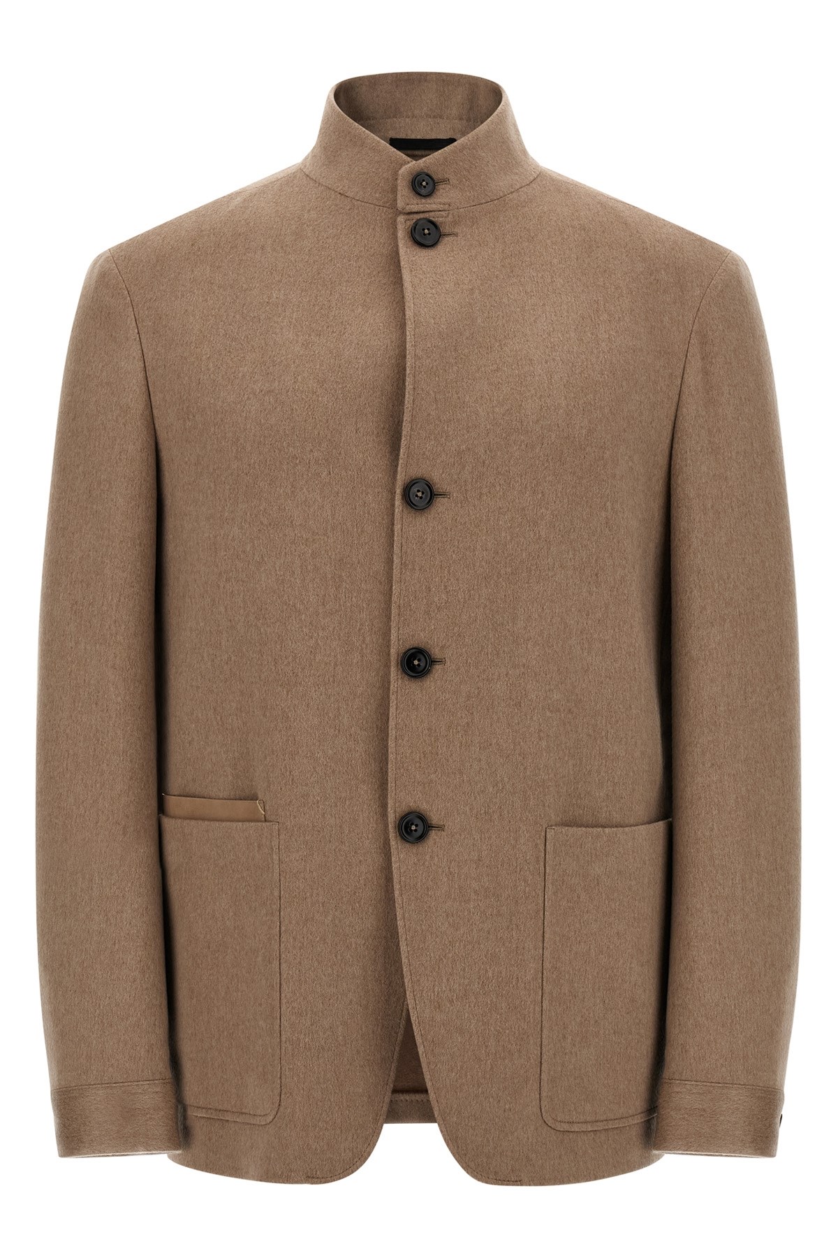 Zegna Il Conte Puffer Jackets Beige In Brown