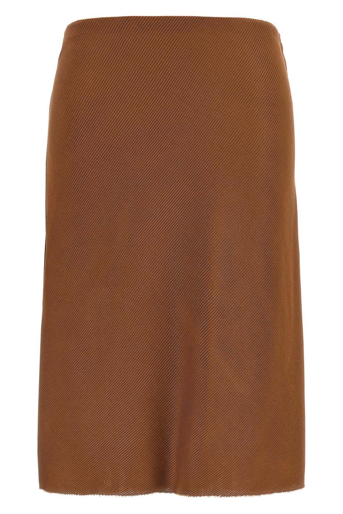 Miu Miu Rock Aus Seide In Brown
