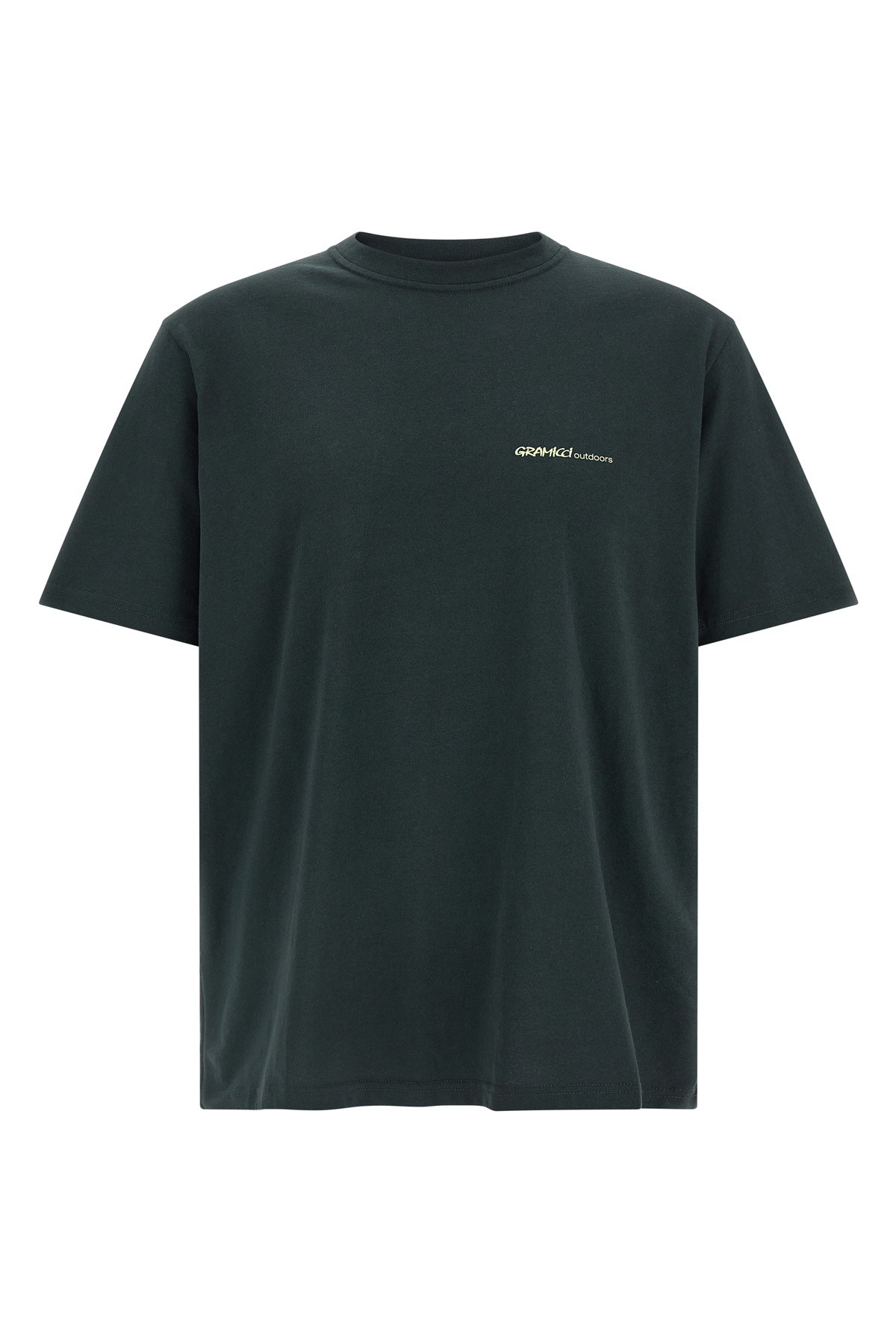 Gramicci Huricane Tee T-shirt Black In Black