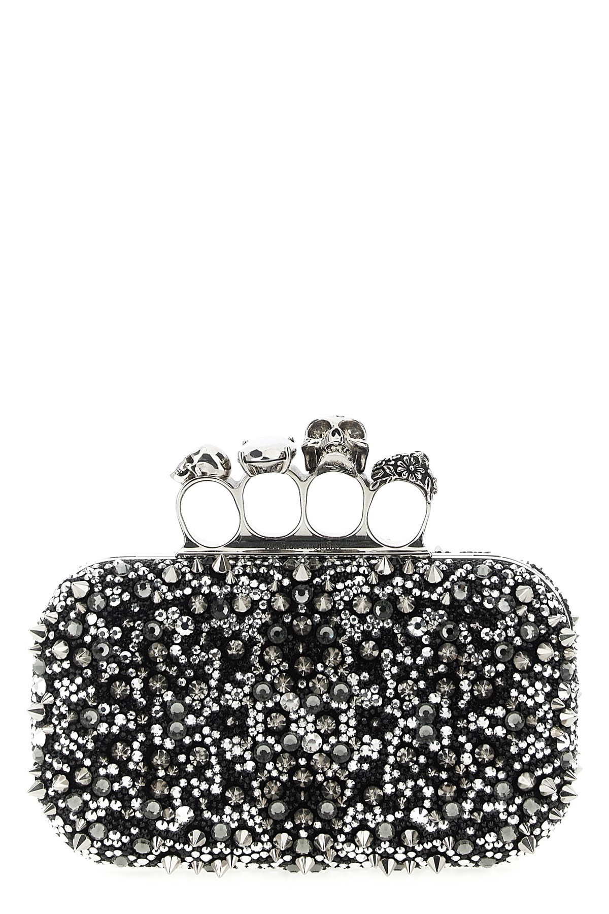 Alexander Mcqueen 'knuckle' Clutch In Black