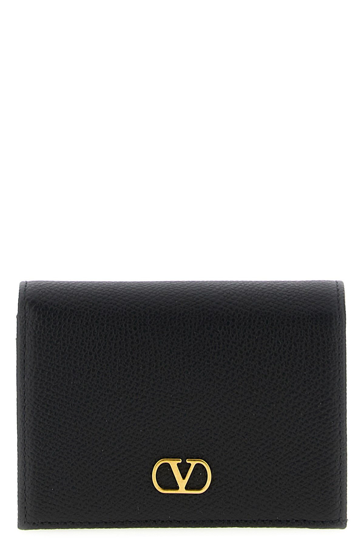 Valentino Garavani Vlogo Signature Wallet Wallets And Card Holders Black In Black