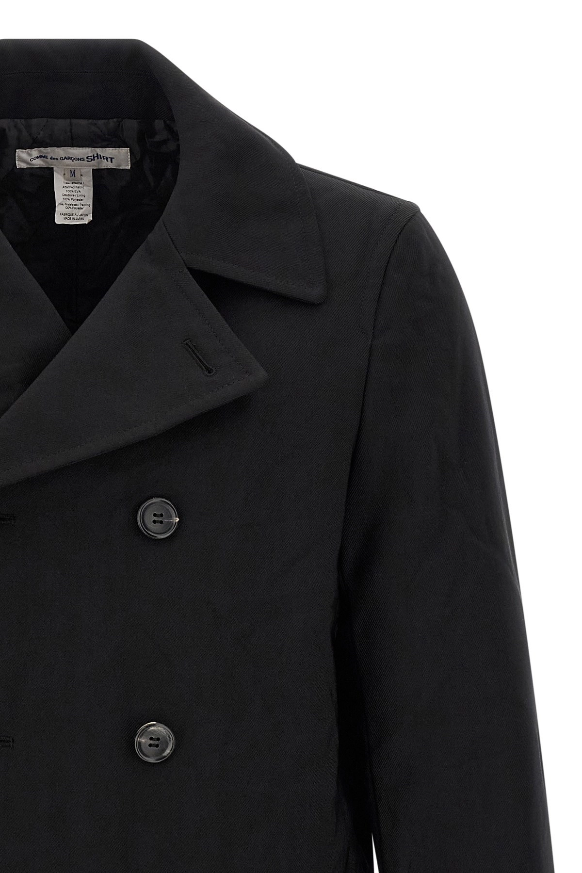 Comme des garçons shirt Double-breasted caban available on julian