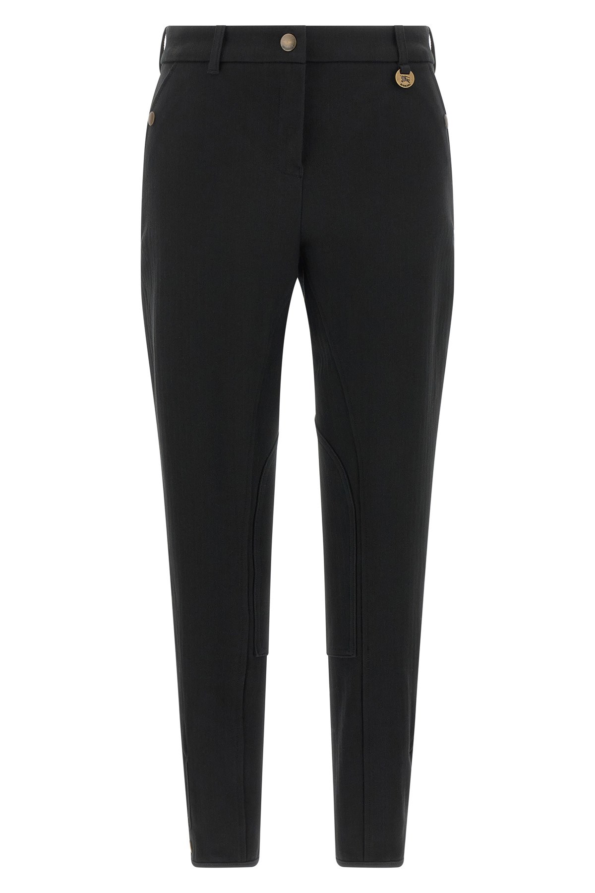 Burberry Tailored Trousers Featuring Button Detailing In Black