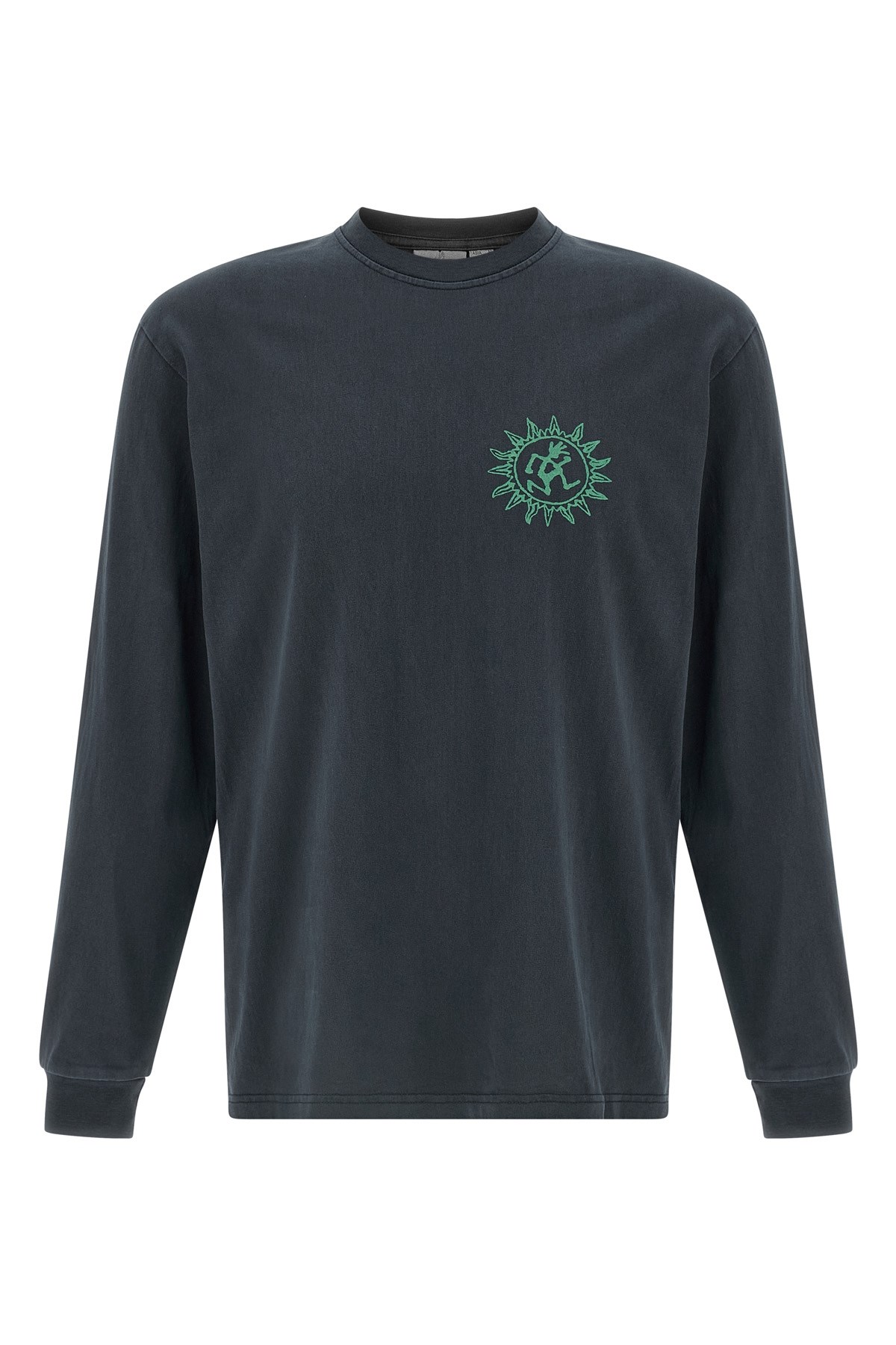 Gramicci Sun Pigment-dyed Long Sleeve T-shirt In Gray