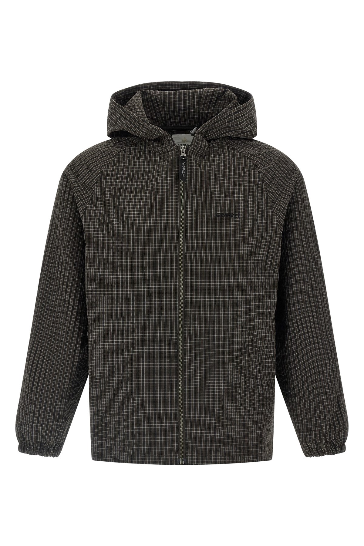 Gramicci Northside Plaid Puffer Jackets Brown In Multi