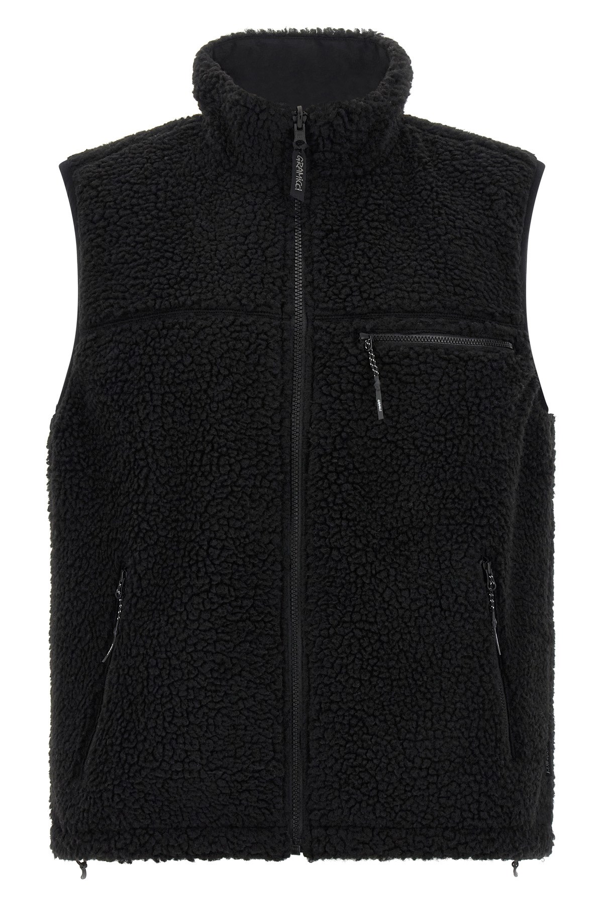 Gramicci Fleece Zip-fastening Vest In Black
