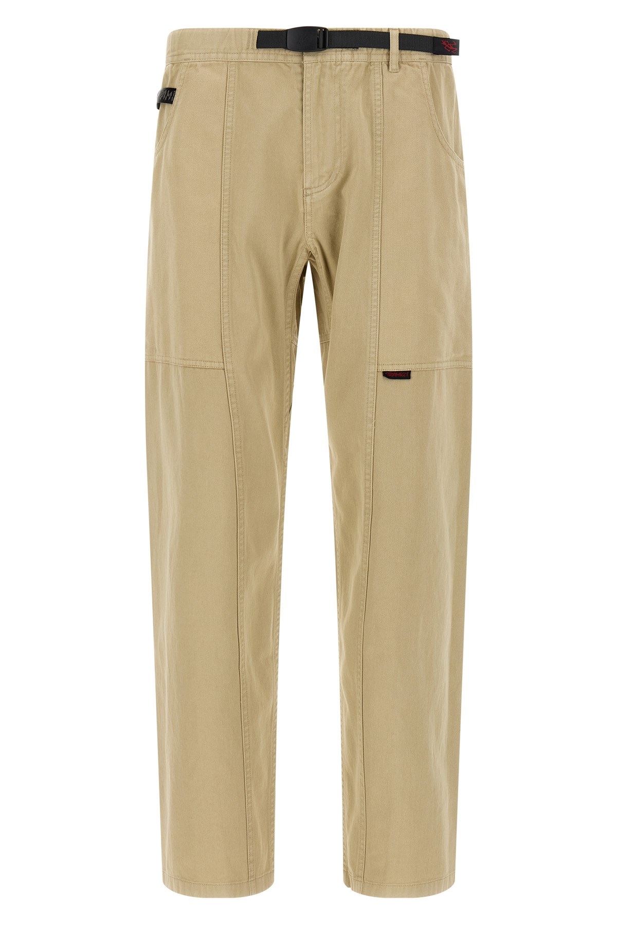 Gramicci Gadget Elastic-waistband Twill Trousers In Neutral