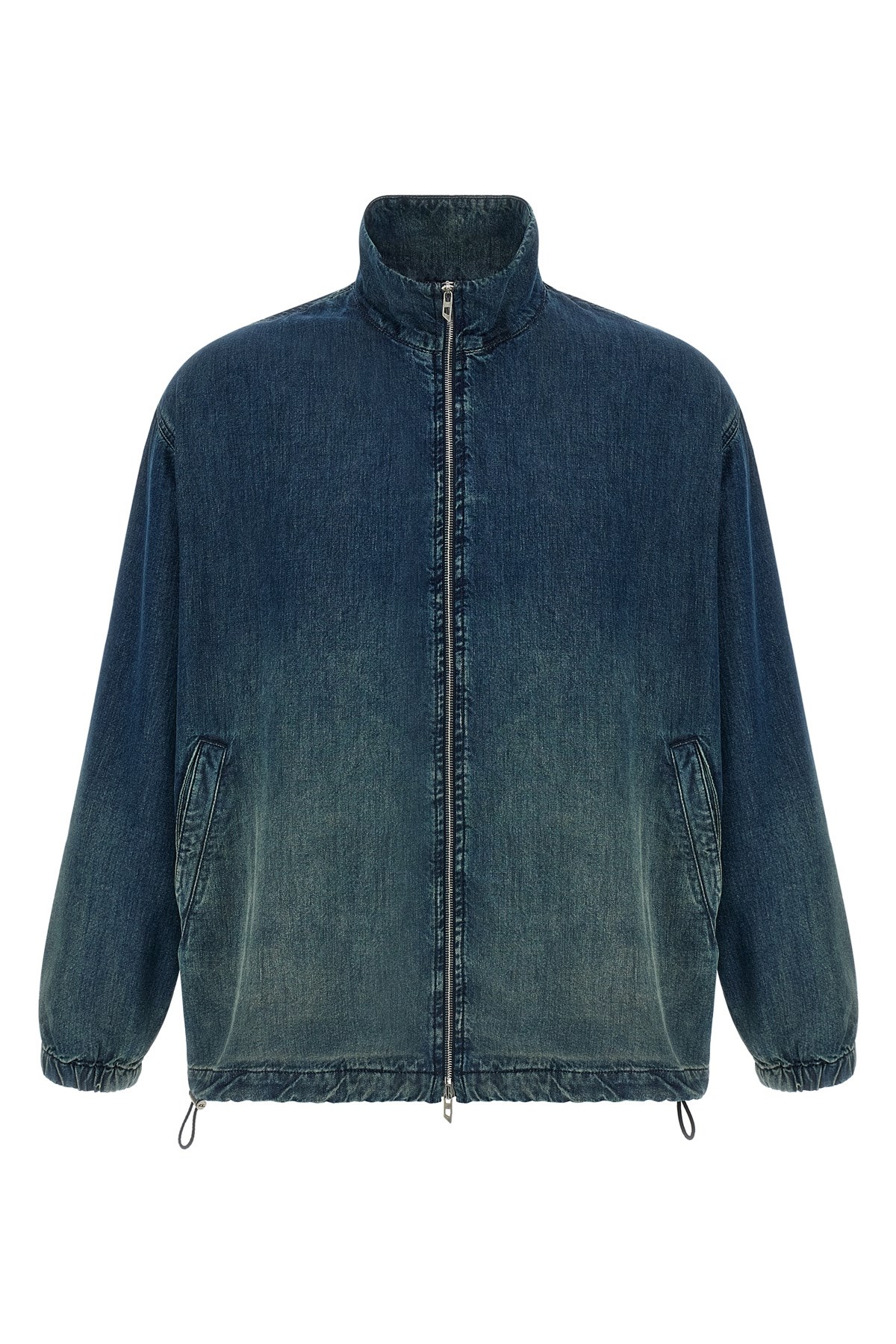 Diesel Jacket In Recycled Nylon Taslan In Blue
