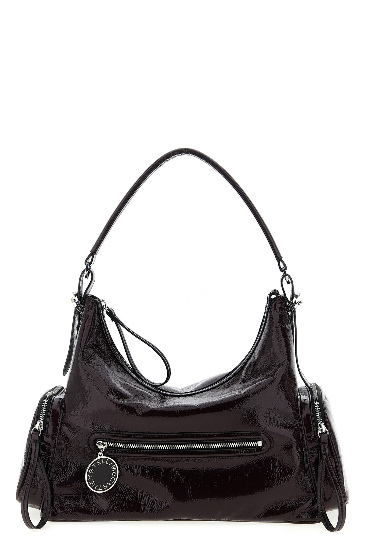 Stella Mccartney Maroon Dartmoor Shoulder Bag In Burgundy