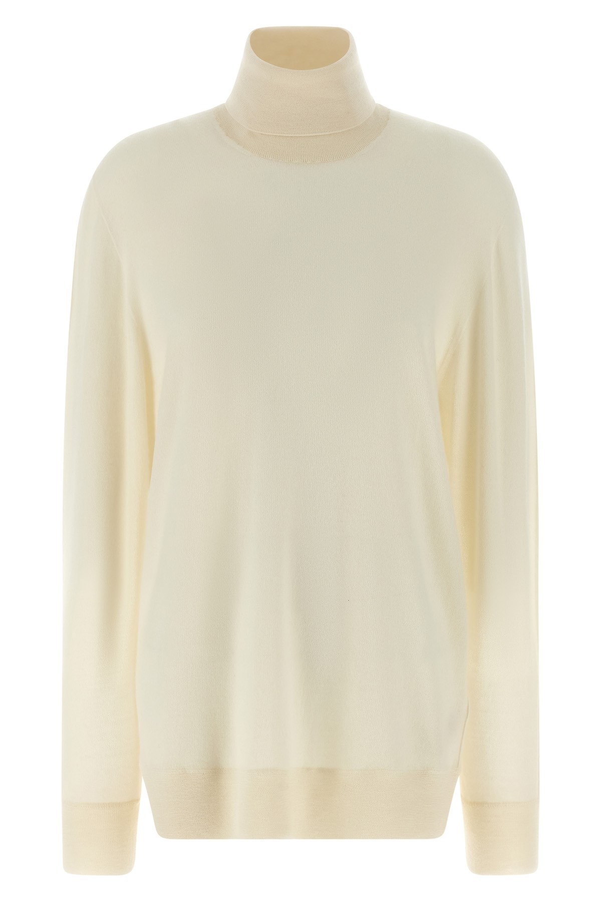 The Row Lizzy Oversized Cashmere Turtleneck Sweater In Multi