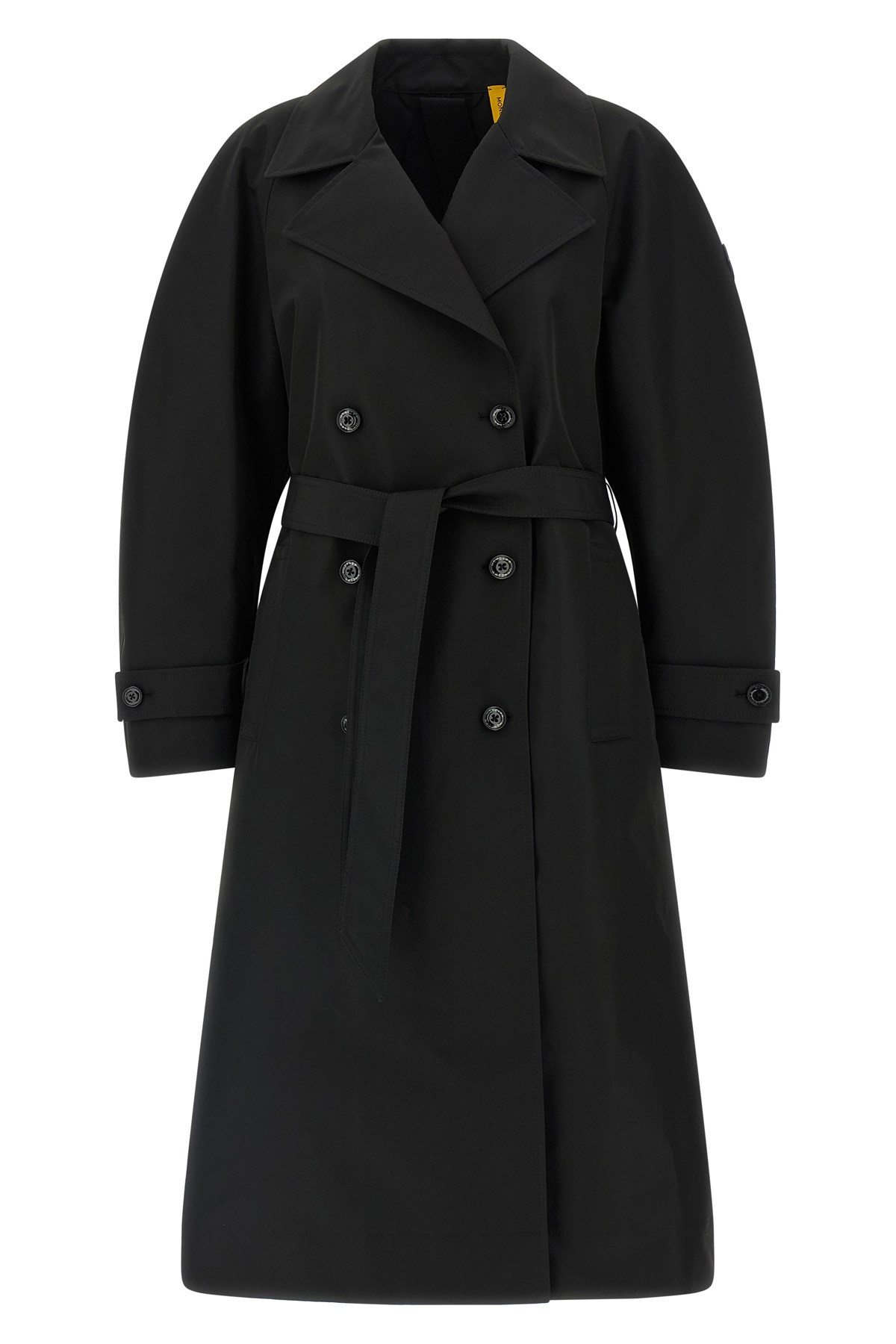 Moncler Genius X Ee72 By Edward Enninful Zake Long Trench Coat In Black