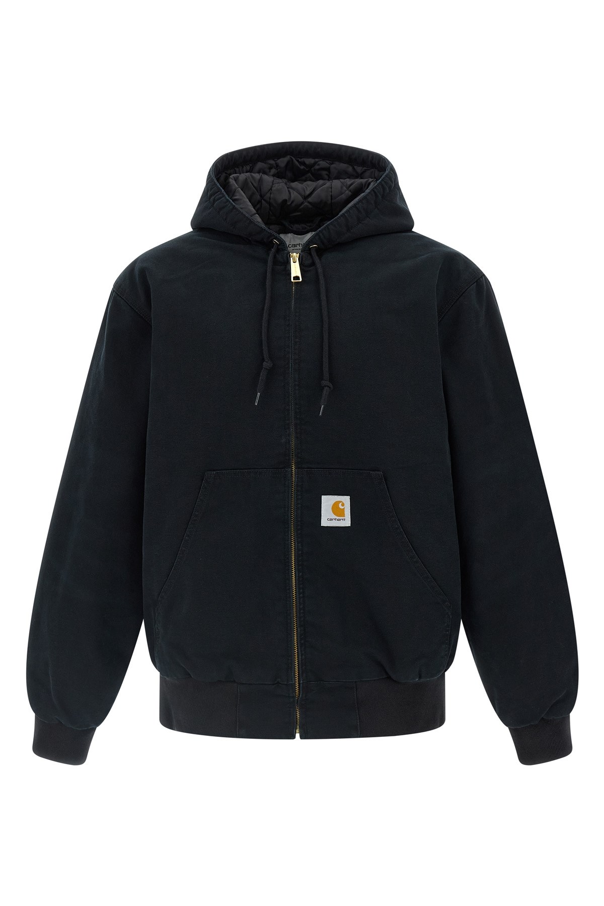 Carhartt Active Sweat Cotton Blend Jacket In Black